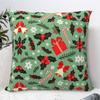 Pillow Cover Plaid & Holiday Christmas Design Cushion Cover Vintage Pillow Case For Chair Sofa Home Decoration Pillowcases