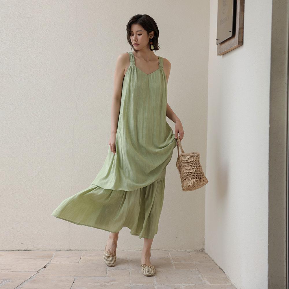 Laengsseon Ls_Slip High-End Beach Dress
