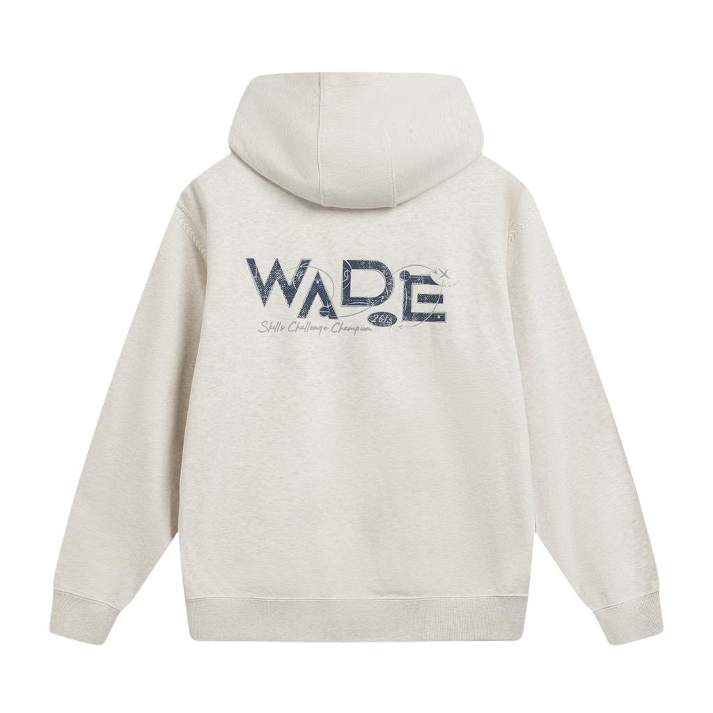 Li Ning Wade Sweatshirts Herren Heather Grau Flisgrau Mit Kapuze Moderat AWDW011-6