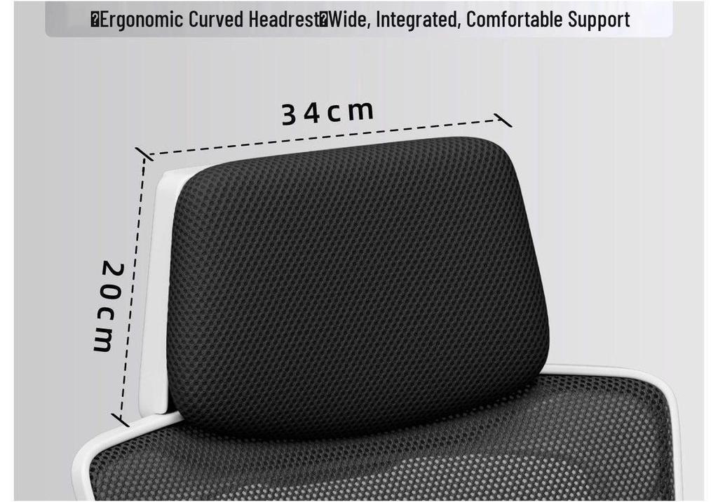 Ergonomic Computer Chair for Comfortable Long Sitting - Ideal for College Students, Dorms, Home, and Gaming with Supportive Backrest.