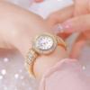 High-end Luxury Woman Watch Full Diamond Gold Silver Bracelet Women Fashion Quartz Wristwatches Ladies Rhinestone Clock