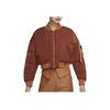 Flight Bomber Jacket Women Jackets Dark-Orange CW6449-832