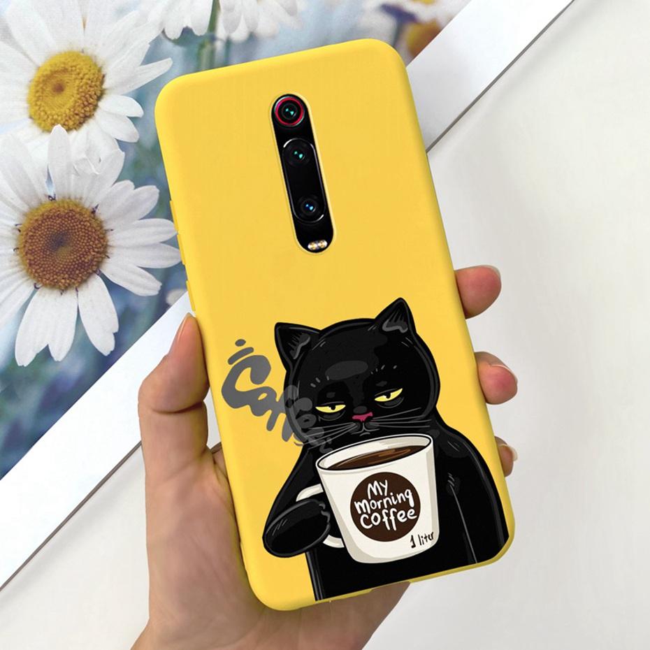 Kreslený obal pro Xiaomi Mi 9T Pro Mi9T Roztomilý barevný měkký silikonový zadní kryt pro Xiaomi Mi 9T 9 T 9TPro Pouzdra na telefon