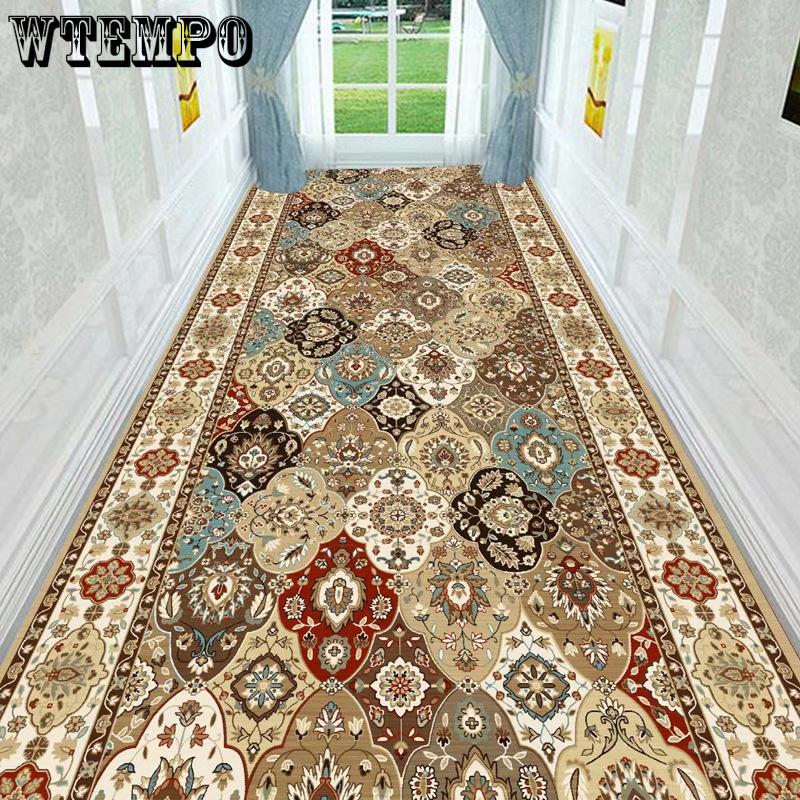 Home Living Room Hallway Persian Style Carpet Hallway Foyer Home Washable Entrance Carpet