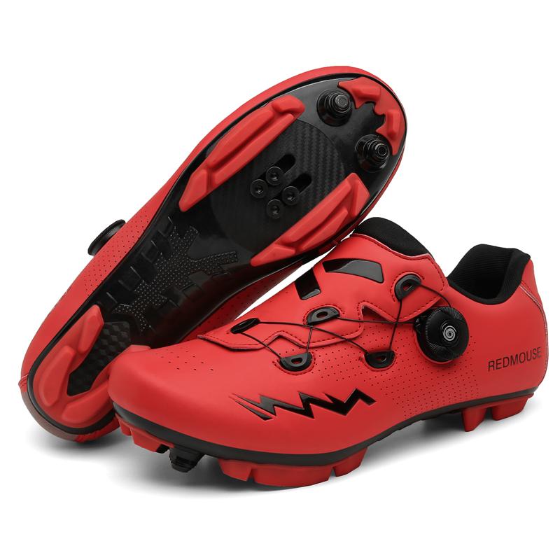 MTB Cycling Shoes Men Women Nylon Self-Locking Road Bicycle Riding Shoes Non-slip Cycle Trainers Exercise Bike Fitness Sneakers