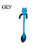 Dessert Stirring Spoon 304 Stainless Steel Coffee Spoon, Hanging Cat for Mugs Tall Cups, Long Eco-friendly Drink Stirrer Handle Tea Ideal Desserts