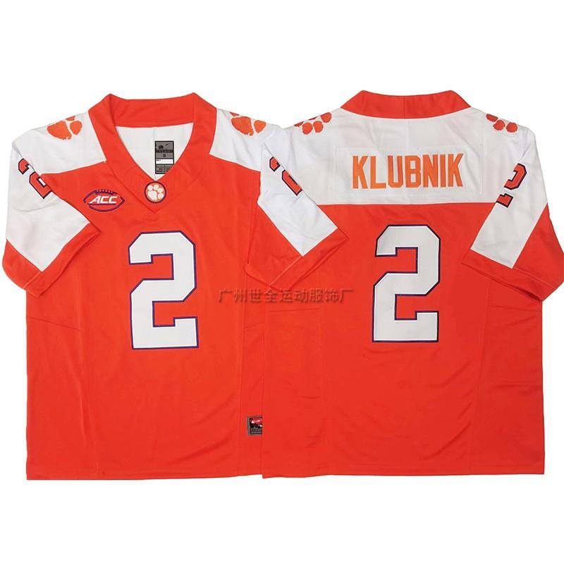 Clemson Tigers Football Jersey Retro College Style Embroidered Team Uniform Men