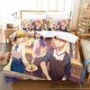 Anime Todays Menu for the Emiya Family Saber Bedding Set,Duvet Cover Bed Set Quilt Cover,King Queen Twin Size Boys Girls Adults Tool