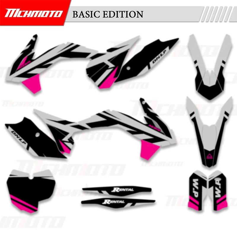 MCHMFG For KTM SX SXF XC XCF 2013 2014 2015 EXC XCW 2014 2015 2016 Graphics Decals Stickers Kits Number Name Background