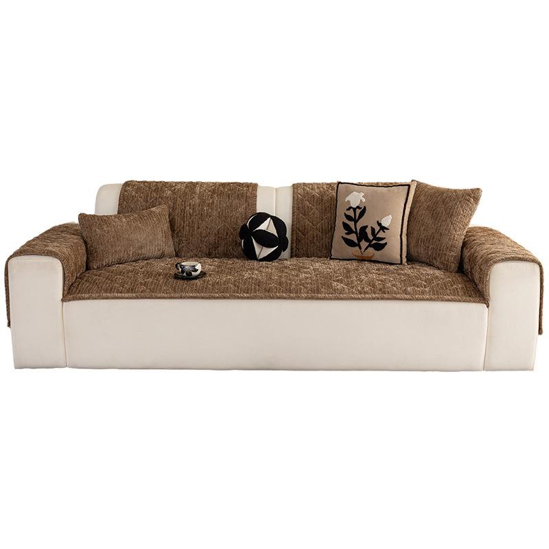 Retro Style High Weight Sofa Cover Cloth One-Piece Anti Slip Cushion Durable Wear-Resistant Breathable Suitable For All Seasons