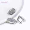 Trendy Earring Clasp Hooks Fasteners 18K Gold Plated/Rhodium Lever-Back Ear Wire For DIY Earring Jewelry Making Accessories