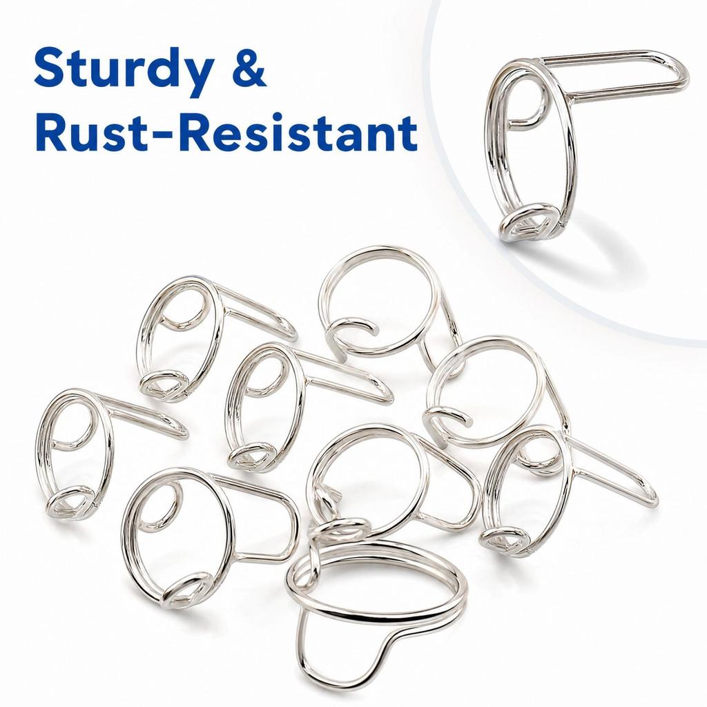 10 Stück Press-Nägel mit abnehmbaren Ringen, Falsche Nagelspitzen für DIY-Maniküre