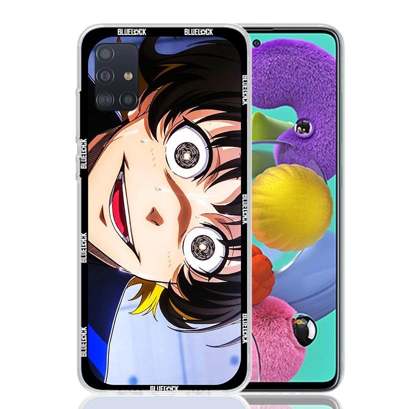 Japan Anime Blue Lock Phone Case for Samsung Galaxy A52 A51 A50S A12 A22 A32 A72 A10S A30S A31 A71 Note 20 Ultra 10 Plus S10 Gal
