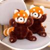 Red Panda Plush Toy Cute Sitting Posture Cartoon Childrens Birthday Doll Gift