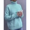 Women's Plus Size Turtleneck Sweater for Fall and Winter