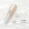 Create Beautiful Nail Designs with 10pcs Shimmering Snowflake Nail Charms Nail Decorations