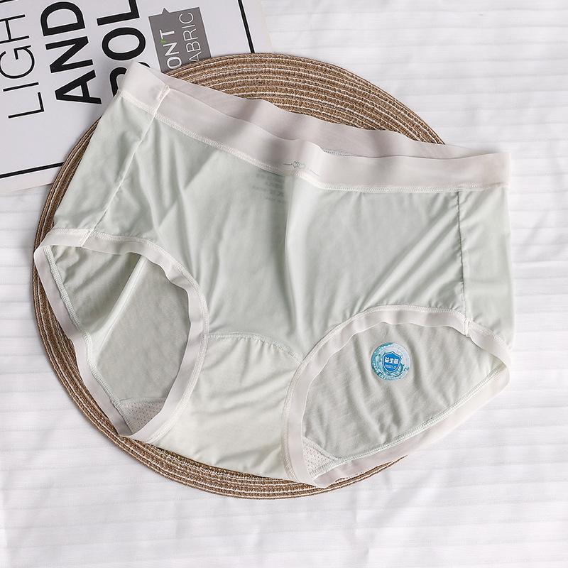 Ladies Spring and Summer Ultra Thin Lovely 10A Bacteriostatic Breathable Ice Silk Quick Drying Underwear