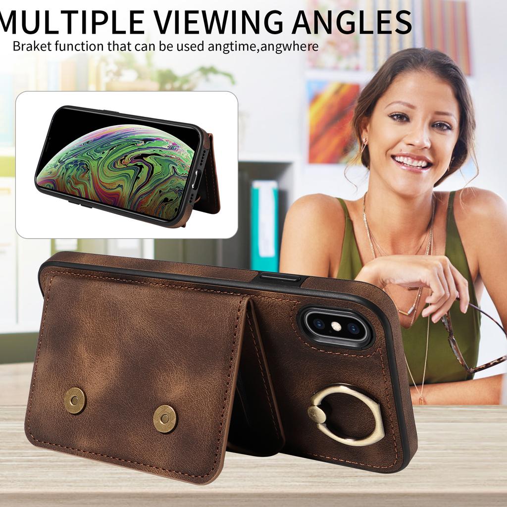 Uchwyt pierścieniowy na karty, gniazda, etui na telefon iPhone X, iPhone XS, iPhone XR, iPhone XS Max