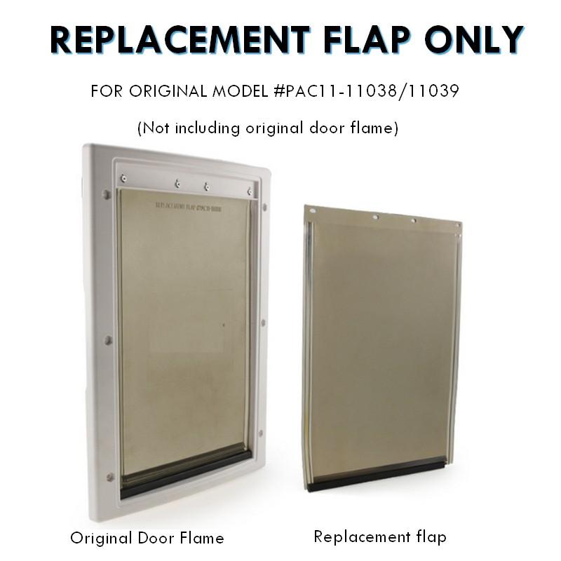 M - Extra Large Dog Pet Door Replacement Flap Compatible with PAC11-11038/11038/11040 Most Energy Efficient Less Shrinkage BPA F