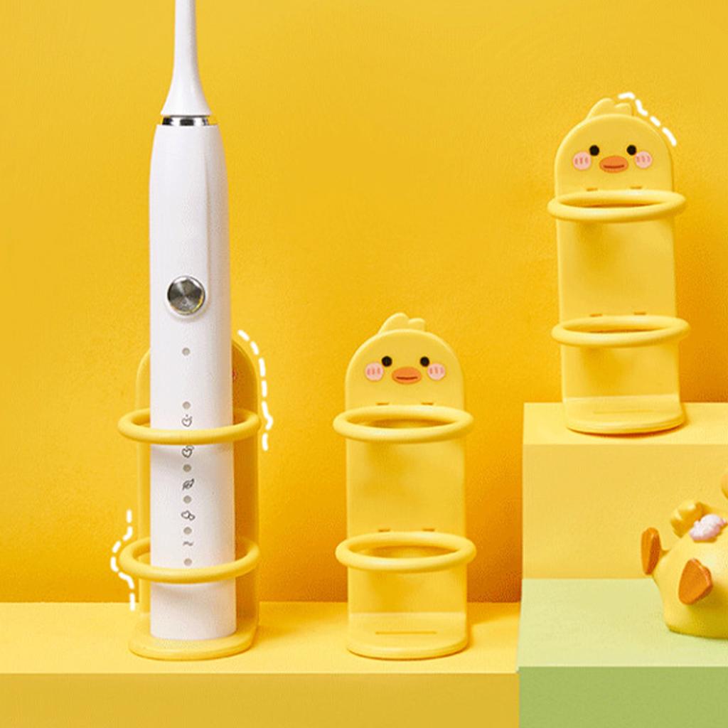 Wall Mounted Electric Toothbrush Holder Cute Shape Adhesive Electric Toothbrush Holder with