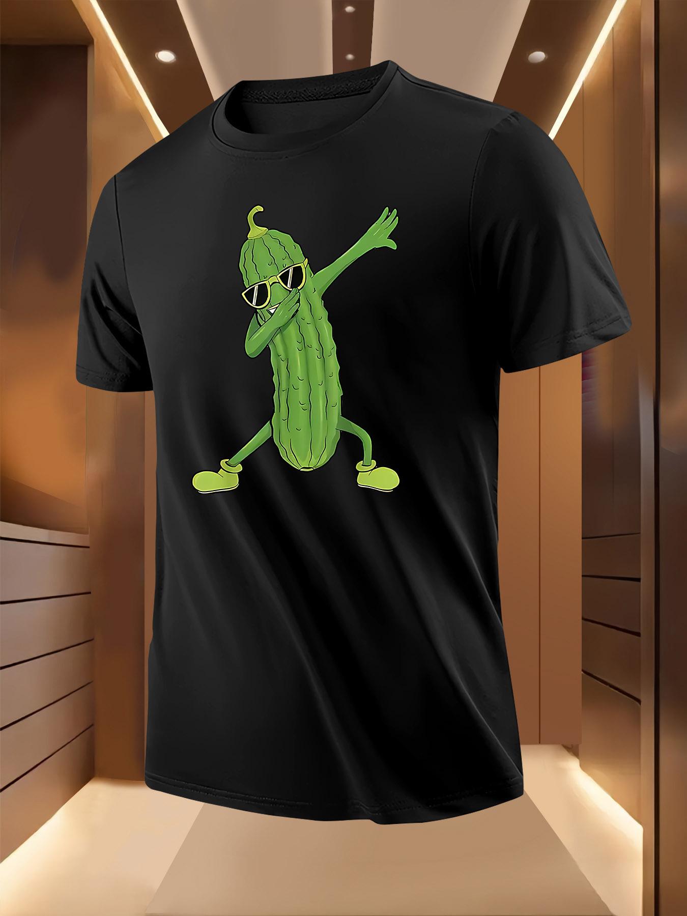 Pickle Character Graphic Tshirt Graphic Tshirt - Breathab... M