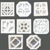 Kunststoff Betonform Hohlblockform Dekorative Zement Fenster Muster Zaunwand Gitter Ziegelform Terrasse Garten Dekoration