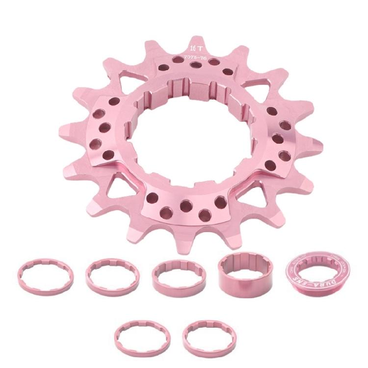 Bicycles Single Speed Kassette Cogs, 16T 18T Mountain Bikes Single Speed Conversion Kits with Spacer and Locking Rings