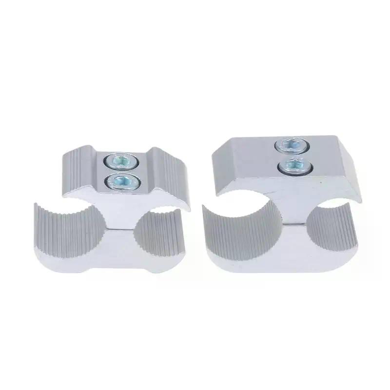 Universal Aluminum Alloy Pipe Clamp for Wheelchair Frames, Quick-Install & Heavy-Duty Safety Connector