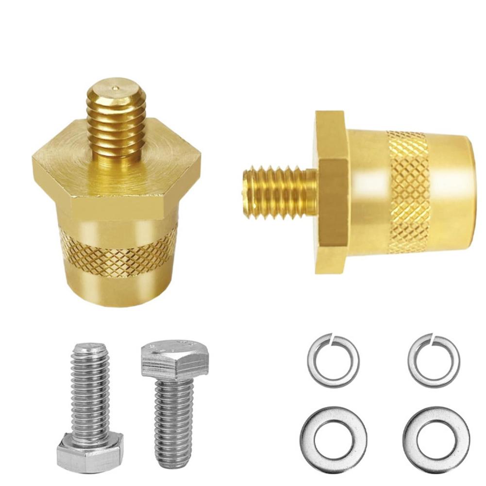 Car Battery Terminal Adapters M8 Car Battery Terminals Car Positive Negative Battery Post Connector With Screws And Washers