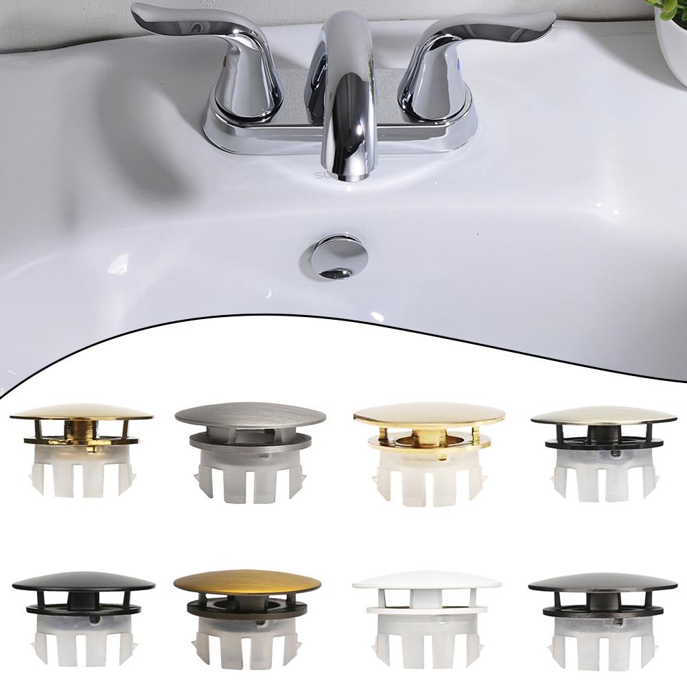 Brass Sink Overflow Cap Lightweight Design Logo-free Design For Bathroom Sink