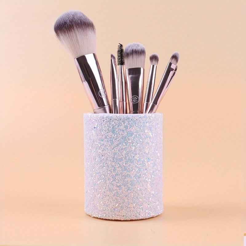 Moda femei spumante perie de machiaj găleată pentru depozitare cosmetice cutie stilou vază pentru creion pieptene pentru ruj perie container cutie de depozitare acasă