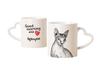 Sphynx – Cat Mug, Adorable Heart-shaped Handle Mug |