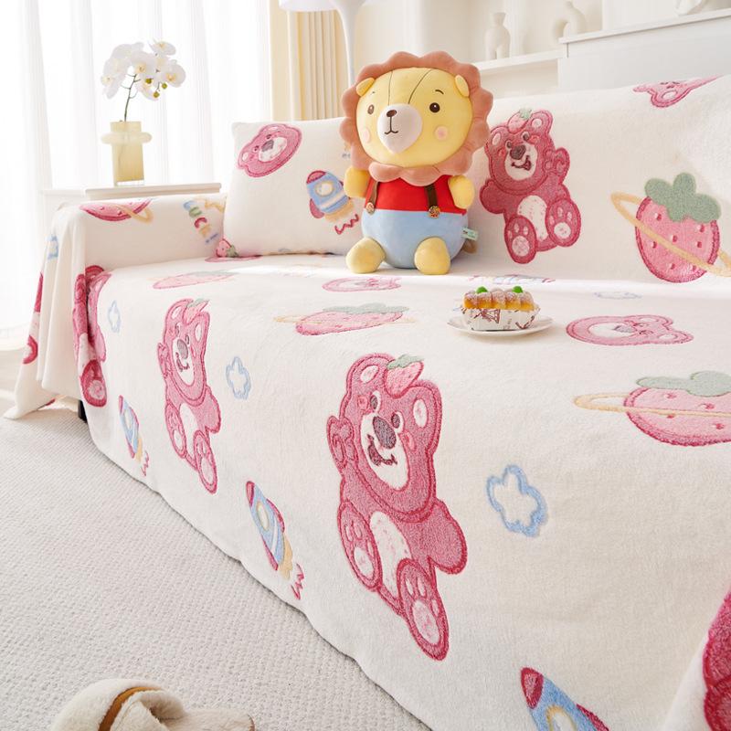 Autumn and Winter Sofa Cover Cloth Sofa Towel Super Soft Sofa Cushion Machine Washable Dust Towel Sofa Blanket