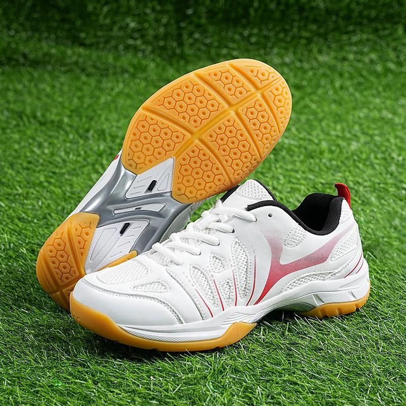 Unisex Badminton Shoes Men Women Lightweight Breathable Training Sneakers With Non-Slip Rubber Sole