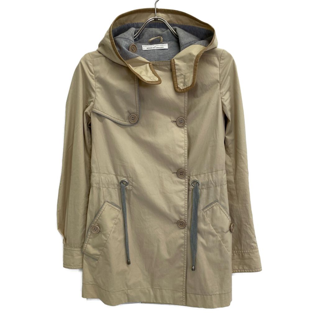 BRUNELLO CUCINELLI Beige Tuck Gathered Short Coat coat 38 beigeUsed