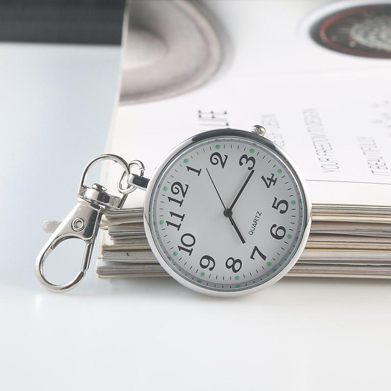 Pocket Watch Keychain Remote Control Clock Student Doctor Medical Vintage Watch