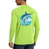 Men's UPF50+ Sun Protection Long Sleeve Shirt Stretch Outdoor Fishing Sports Top Lightweight Breathable Quick Dry Fabric