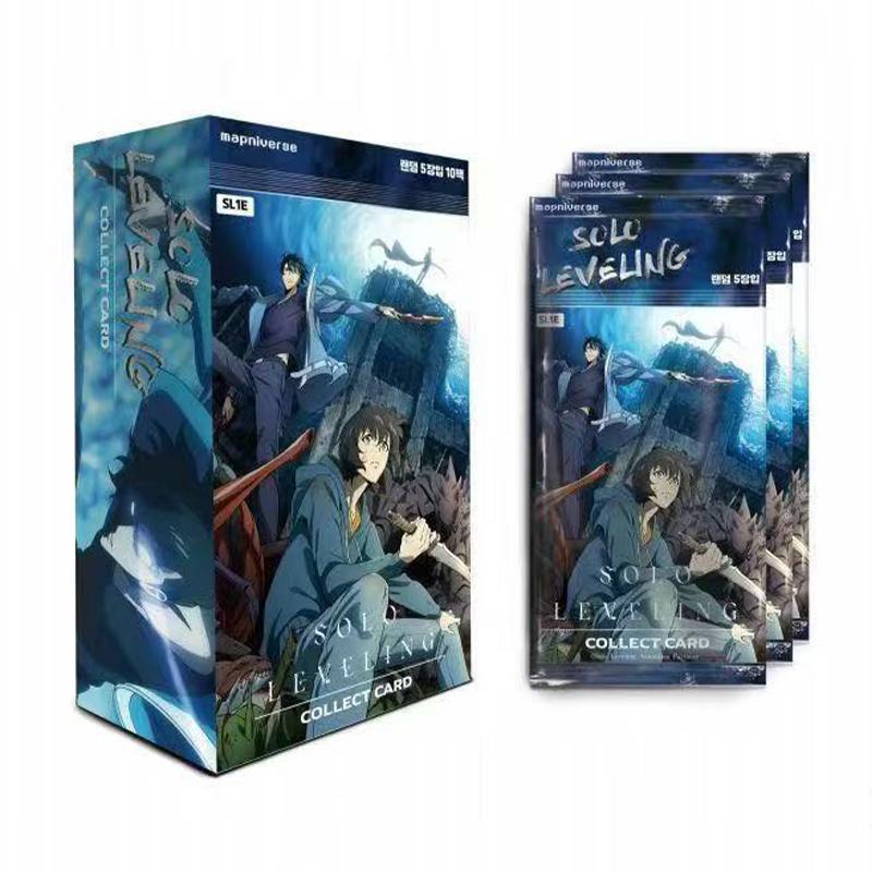 Genuine Solo Leveling Card Polaroid Series Sung JinWoo Cha HaeIn Comics Character Anime Collection Cards Toys Gift