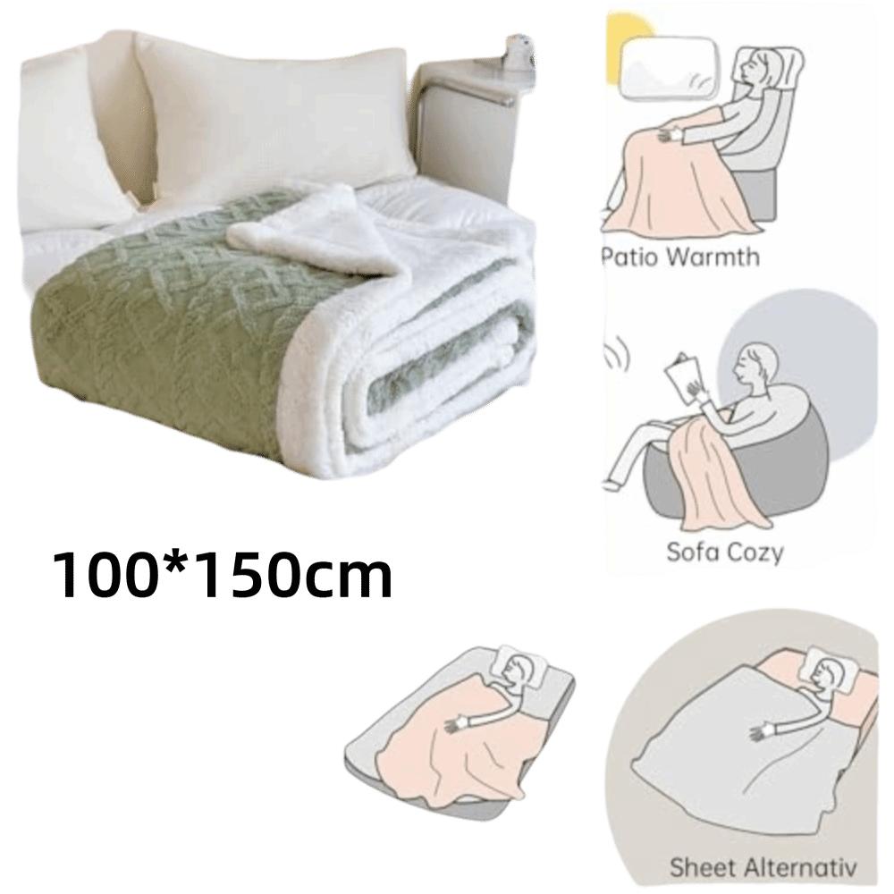 Gifts Soft Warm Blanket Cozy Fuzzy Thick Warm Sherpa Blanket Reversible Fleece Throw Blanket Cozy Home
