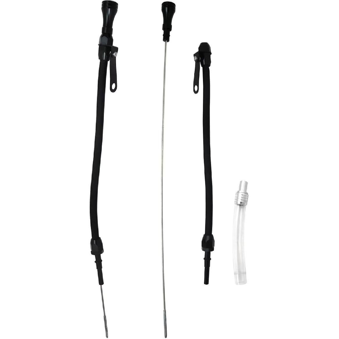 

for LS Truck Engine Flexible Oil Black Dipstick Aluminum Stainless 4.8 5.3 6.0