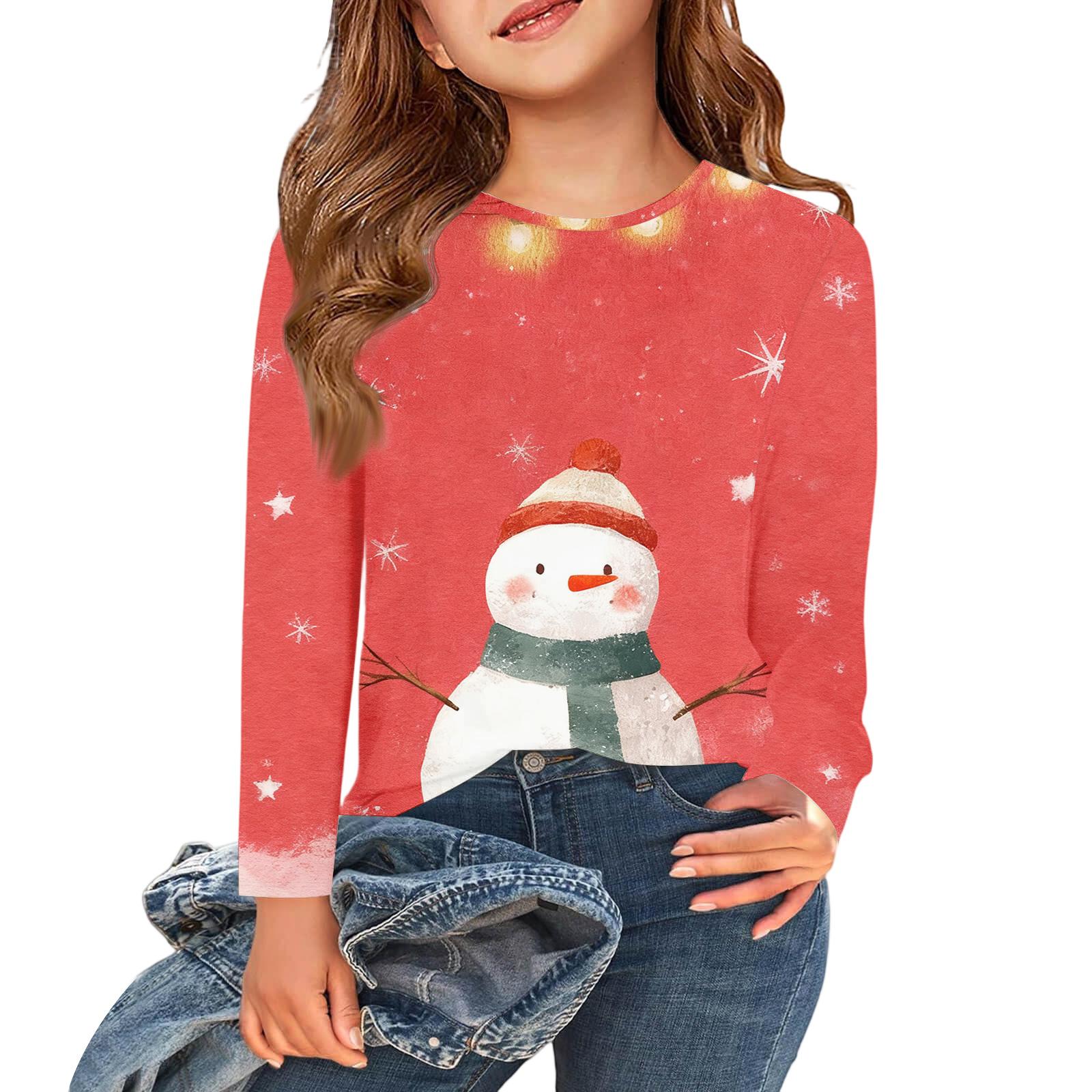 

Children s Daily Casual Round Neck Long Sleeve Top 140 червоний