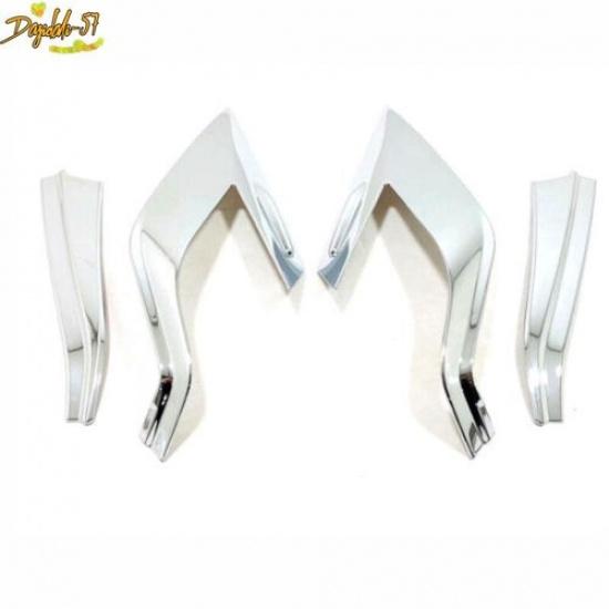 Chrome Accessories Rear Tail Lamp Light Cover Trim For Toyota RAV4 -