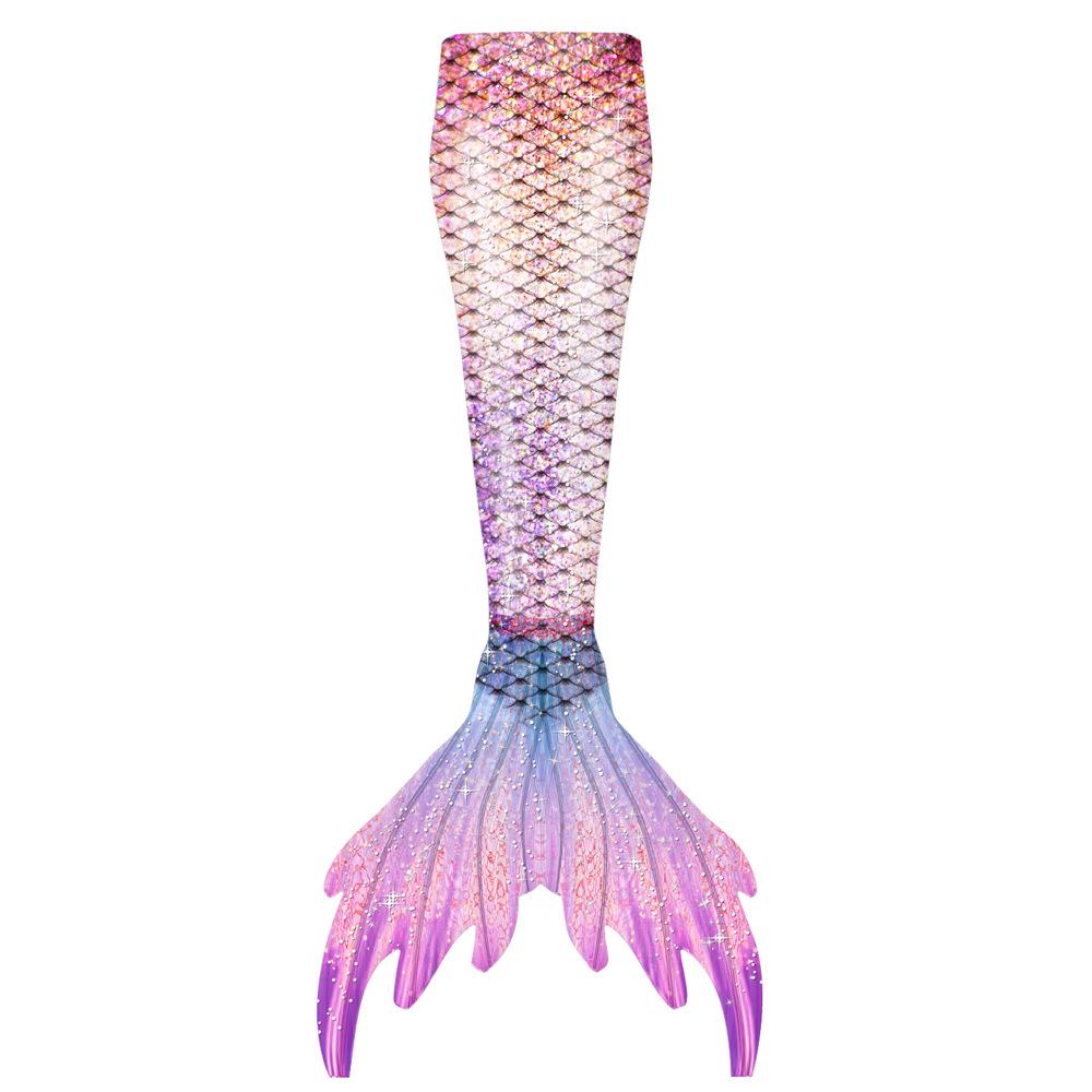 Costum de baie Costum de Prințesă Sirena pentru Copii cu Coadă - Stil Nou pentru Fete