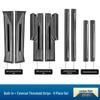 Door Sill Scuff Plates with Welcome Pedal Protection for 2023-2026 Ford Edge L