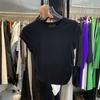Waist T-shirt Short-sleeved Women's Summer New Solid Color Bottoming Pullover Slim-fitting Short Top Women