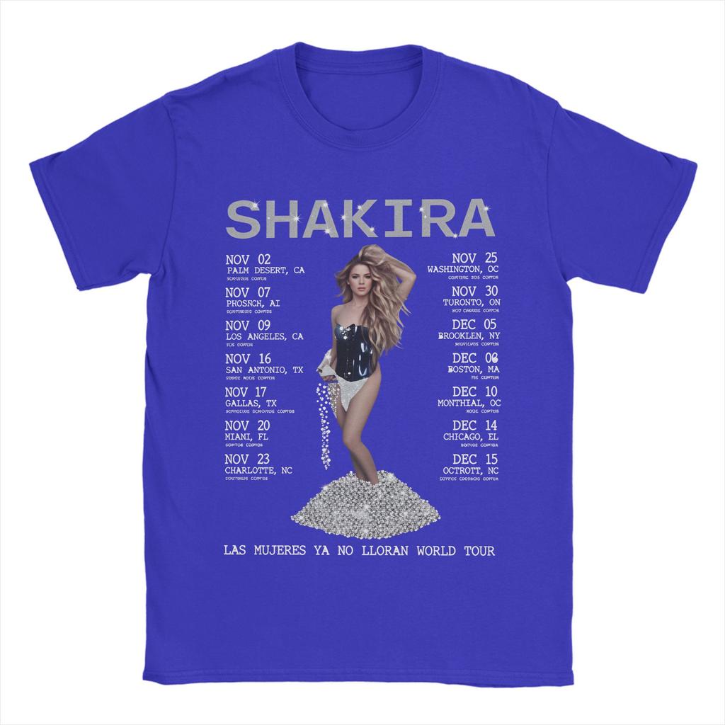 Shakira Colombia las mujenres ya no lloran T Shirt Unisex Streetwear TShirts Summer Breathable Tee Shirt Oversized Clothes