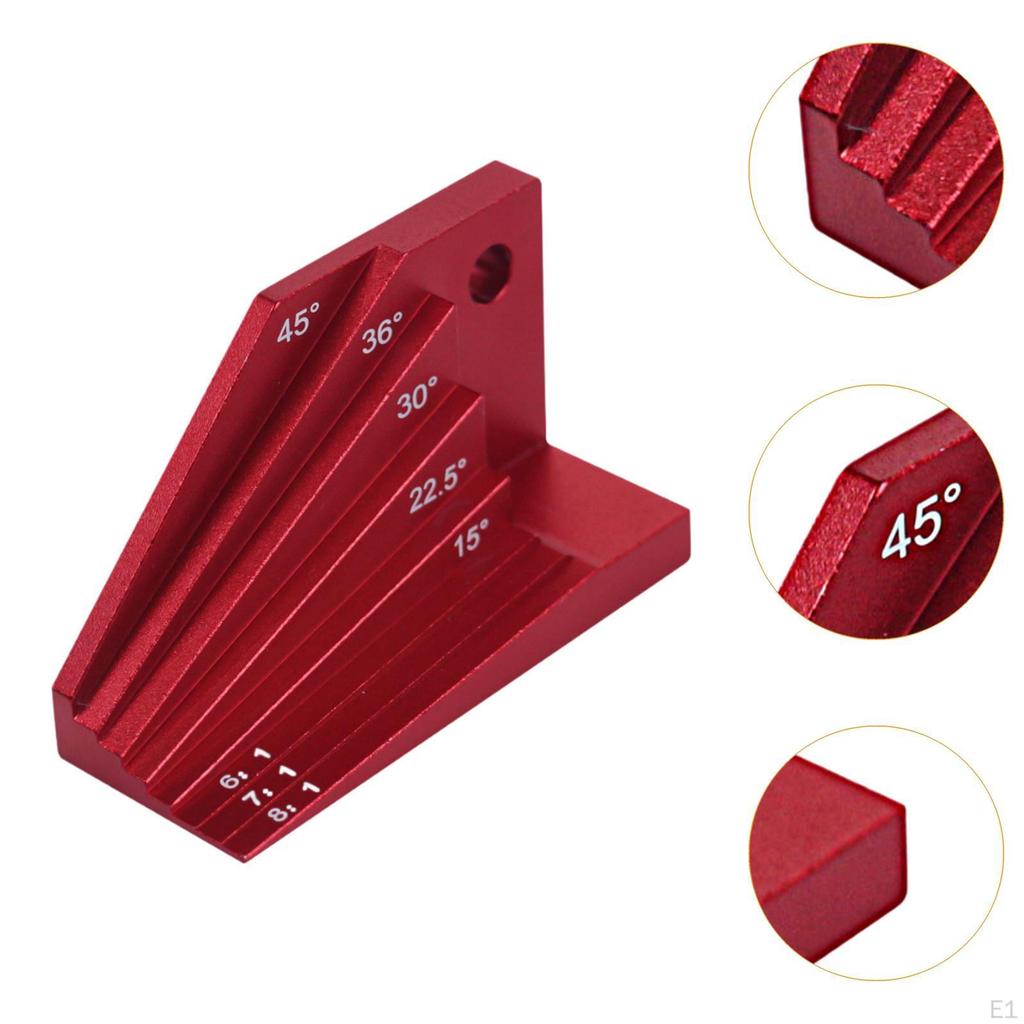 Carpentry Angle Finder Bevel Block Gauge Layout Measuring Tool Premium Woodworking Protractor