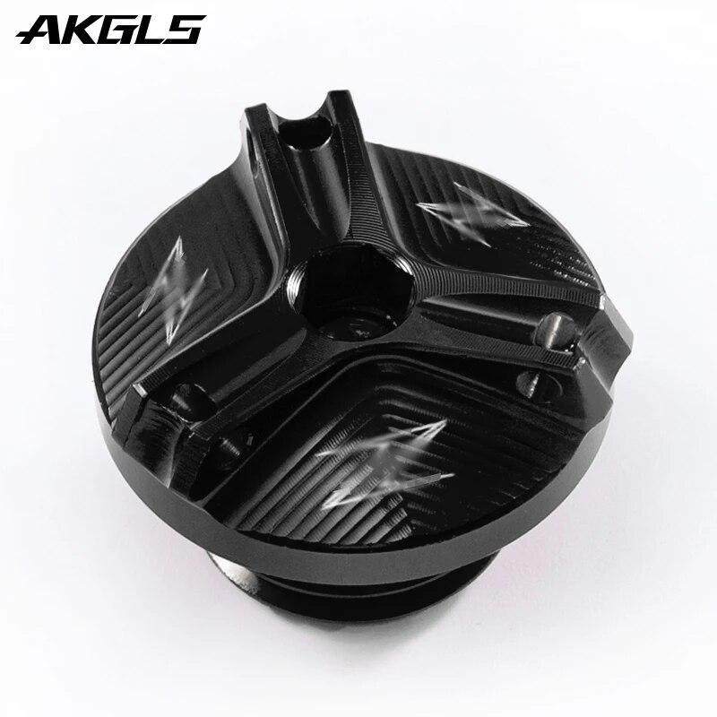 M20 * 2.5 Aluminum Oil Filter Cup Engine Plug Cover For Kawasaki Z800 Z650 Z900 Z400 Z1000 Z1000R Z1000SX Z900RS Oil Filler Cap