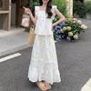 ZANZEA Women Sleeveless Tank Tops and Long Skirts Casual Two Piece Suit Sets