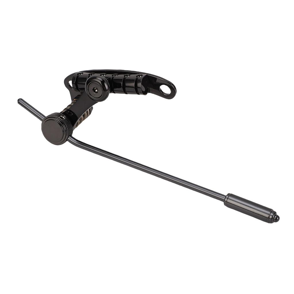 Guitar Bridge Stop Bar Replacement for Les Trem II Les Paul SG Black Color Zinc Alloy Guitar Tremolo Bridge Stop Bar